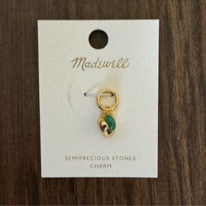 Madewell semiprecious Apple charm